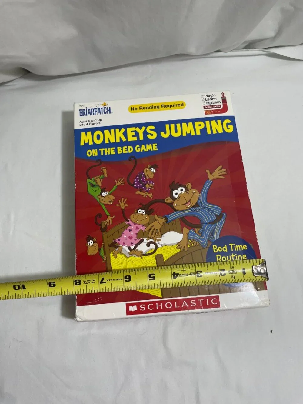Scholastic Briarpatch Monkeys Jumping On The Bed Game Complete Ages 6+ 2-4